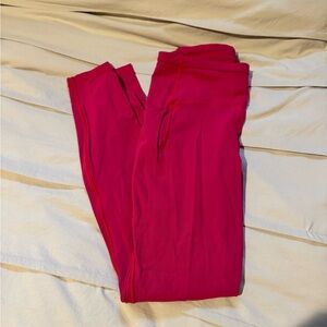 Women's pink leggings